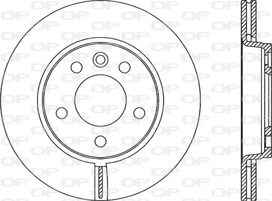 OPEN PARTS Тормозной диск BDA2062.20